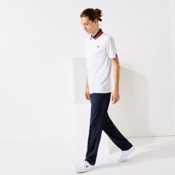 Lacoste SPORT Breathable Stretch Golf Pants - Kalhoty Pánské Tmavě Blankyt Blankyt | CZ-Z5FJF3